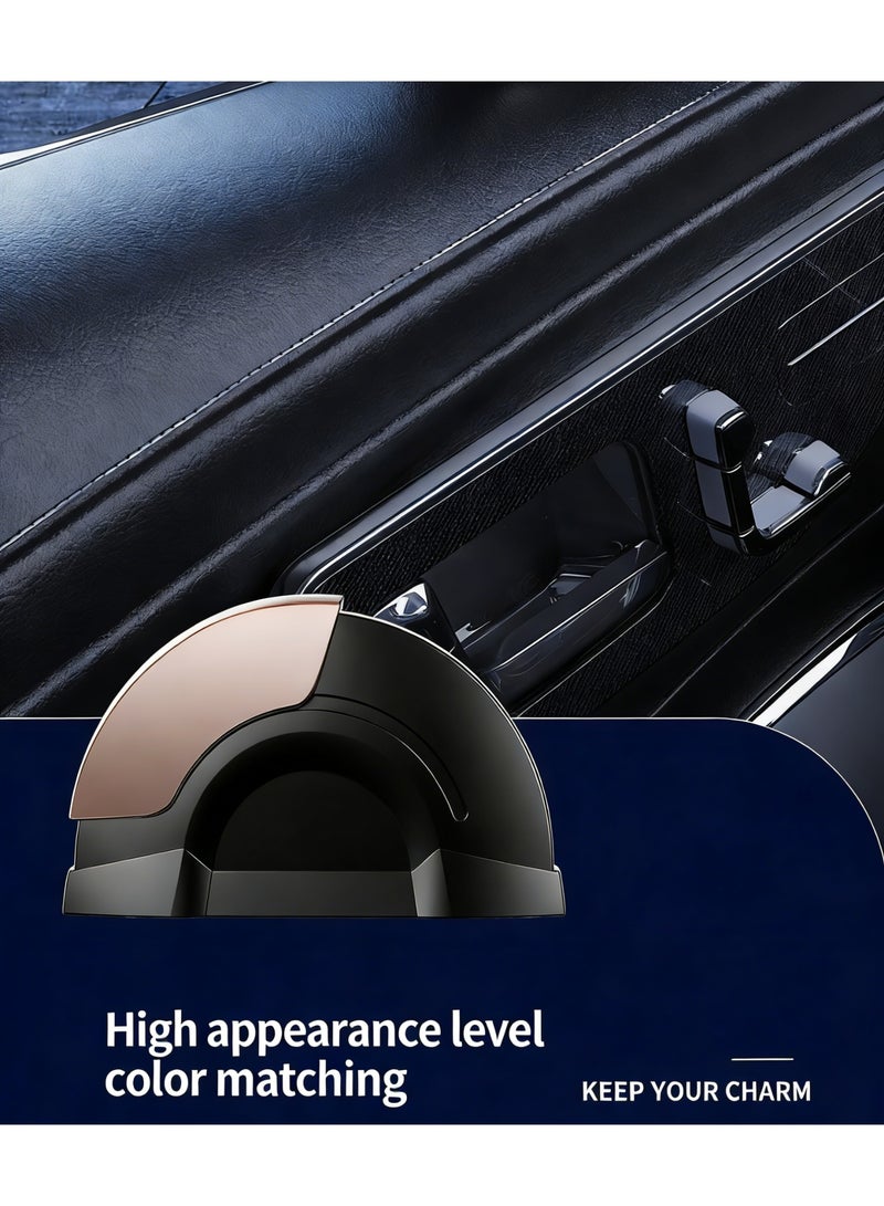 Woofixer Portable Car Ashtray with Lid and LED Light-Automotive Door Pocket Ash Tray,Multi-Use Small Car Trash Can,Interior Auto Supplies - Image 4